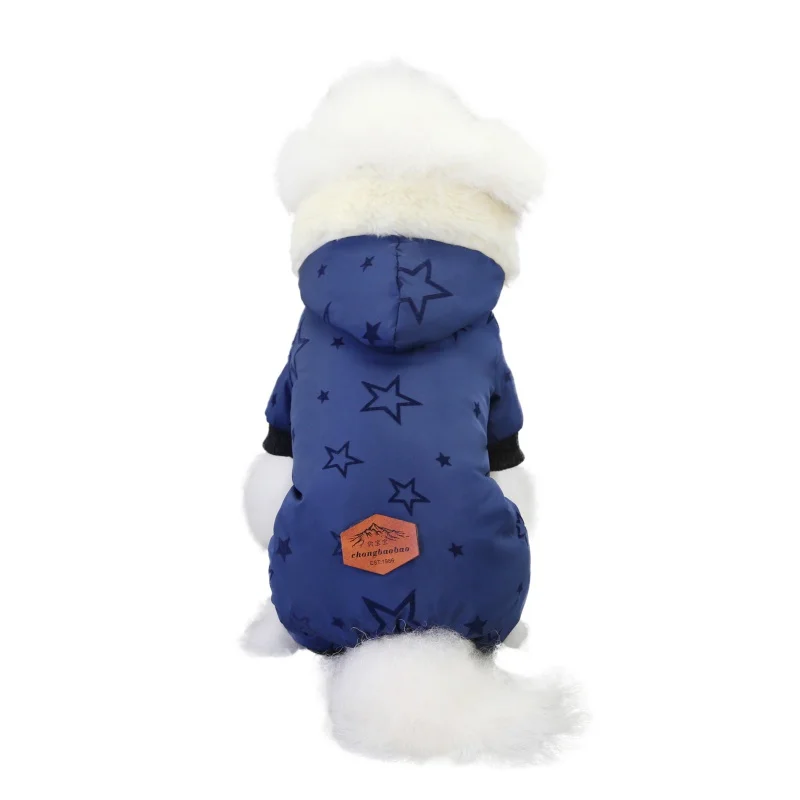 Pet Dog Clothes Winter Warm Coat Thicken Clothing For Dogs Costume Jumpsuit Hoodies Jacket Supplies perros | Дом и сад