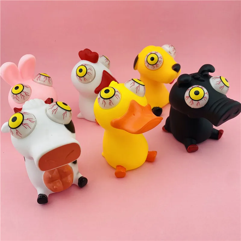 Anti Stress toy Change light Squishy Cute animal Squeeze Mochi Rising Soft Sticky Relief Funny Halloween gifts for kids | Игрушки и