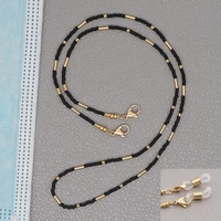 beaded toho rice bead mask chain lanyard non slip anti lost glasses chain multifunctional color beaded necklace female