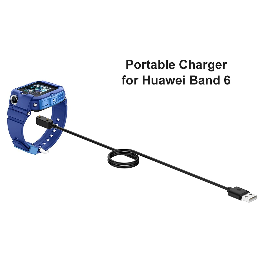 USB Charging Cable Smartwatch Charger Adapter Cord Wire for Huawei Watch Fit/Honor Band 6 ES Smartband Watch Accessory