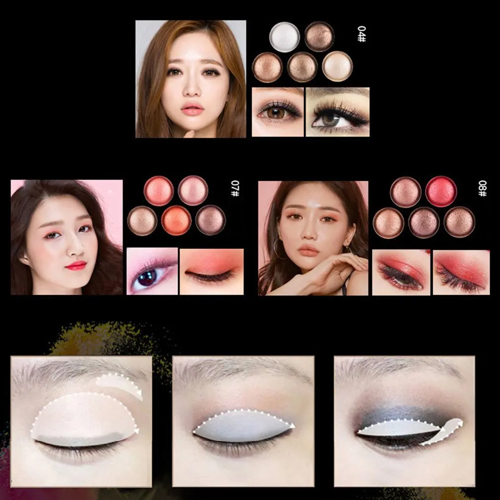 NOVO женские тени для век палитра макияжа стойкая водостойкая Обнаженная