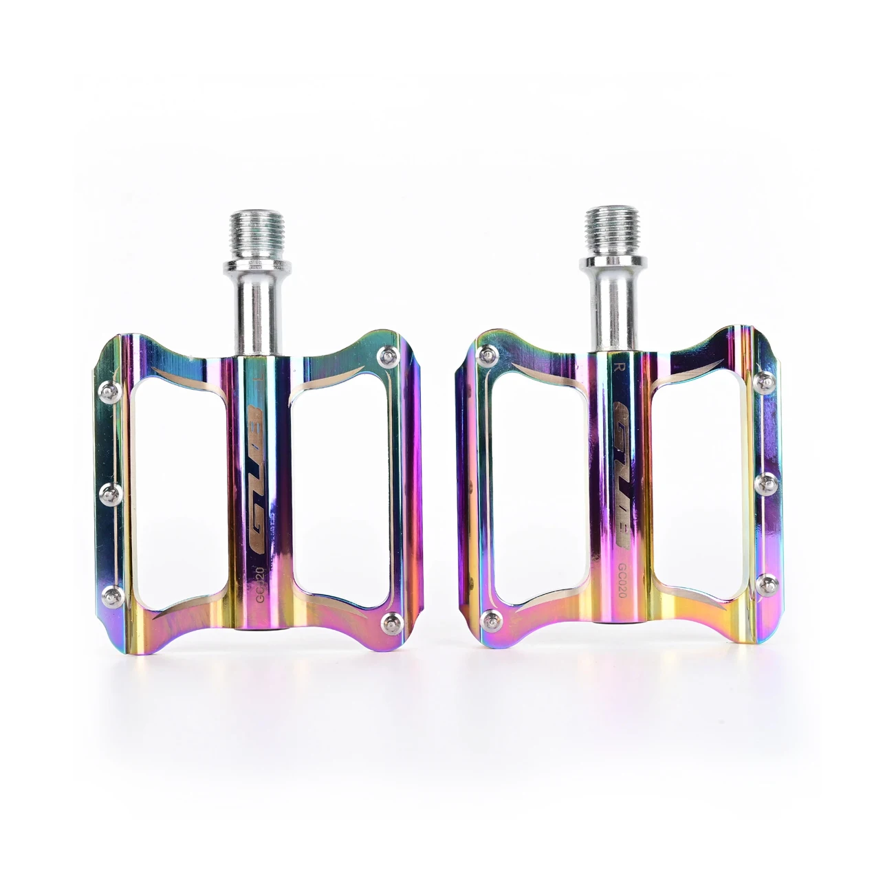 

GUB Mountain Bike Folding Bike Bicycle Aluminum Alloy Pedal Self-lubricating Bearing Sealed Palin Pedal Pedal