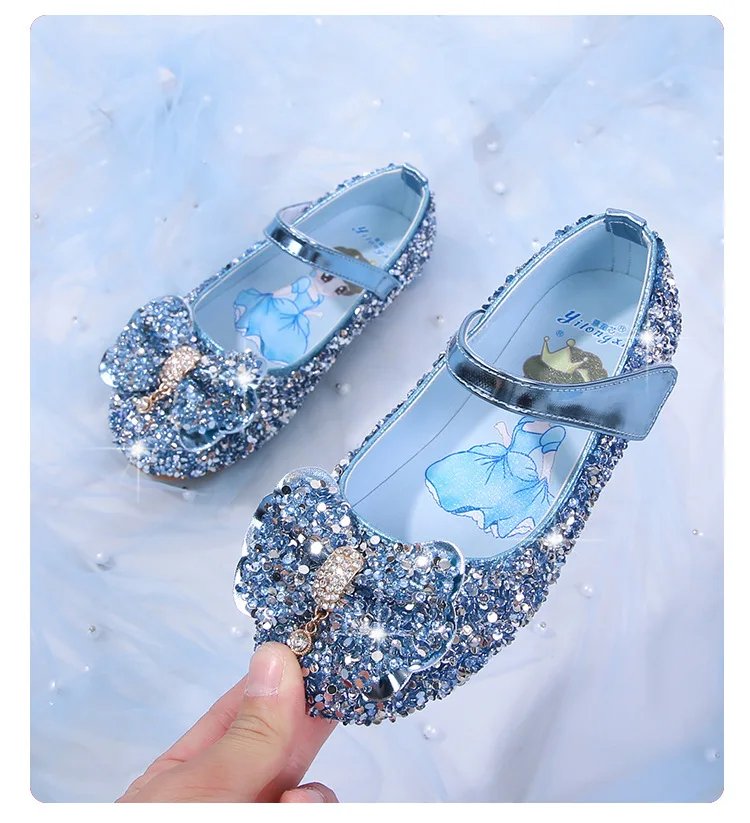 Spring 2020 new children's shoes sequins girls princess flash baby dance casual toddler high quality sandals | Тематическая