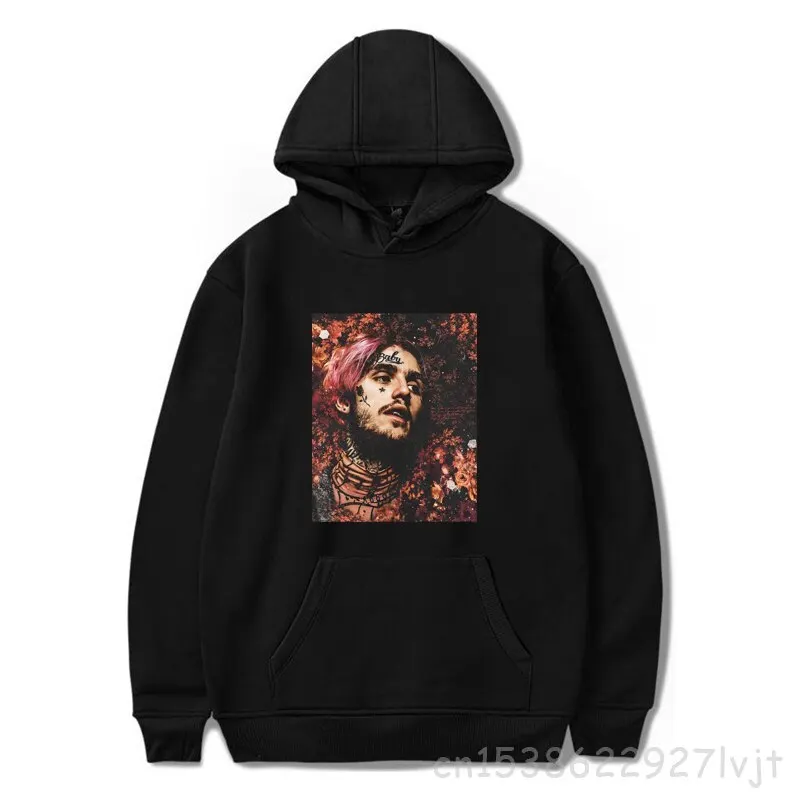 

Hip hop Lil Peep Streetwear Singer Print Men's sweatshirt Harajuku Fashion Hoody Funny Swag Rapper Support Casual Hoodies Men