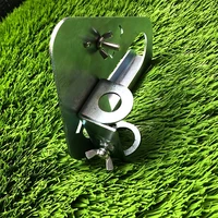 edge trimmer for proper trimming of artificial grass strips handling per stick or hand