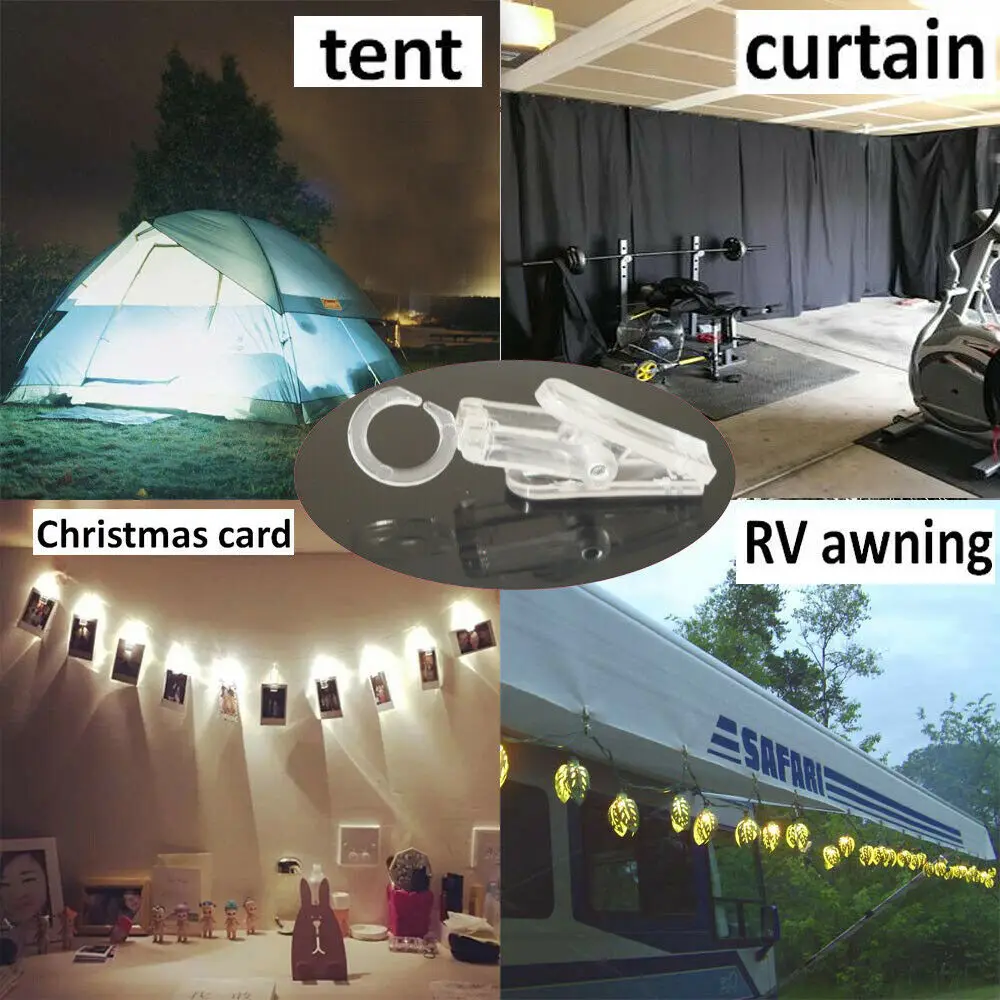 Держатель для светильник трейлера RV вешалка с крючком зажим веревка навес часть