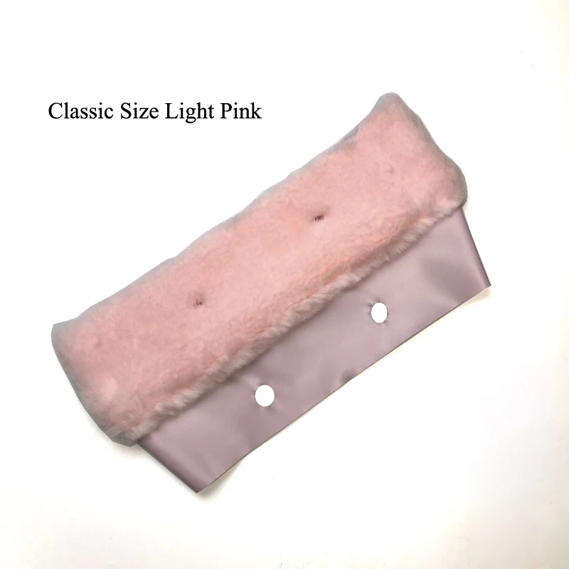 Classic Light Pink 11 цветов плюшевая отделка Тепловая отделка Подходит для классического мини размера O сумка Obag аксессуары для сумок - Цвет: Classic Light Pink