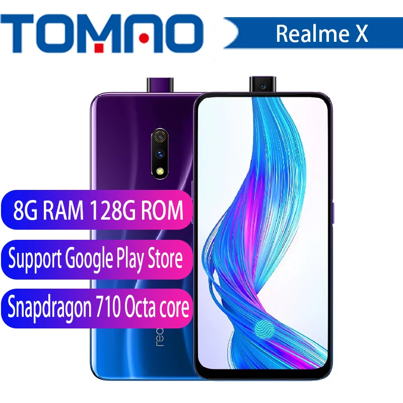 Смартфон Realme X 6 53 дюймов FHD + AMOLED 3765 мАч ГБ ОЗУ 64 Гб ПЗУ Восьмиядерный процессор