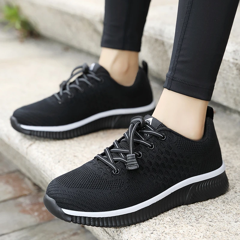 

Women Flat Shoes Sneakers Women Casual Slip On Vulcanized Shoes Female Mesh Tenis Breathbale Women's Footwear For Ladies Shoes
