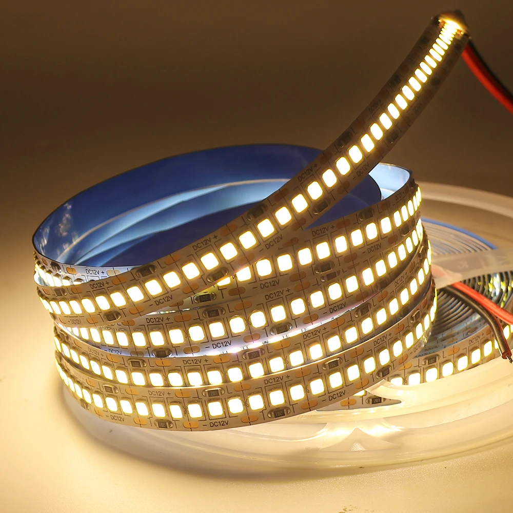 Новинка 12 в 24 В 2835 SMD Светодиодная лента 60 Светодиодный s/m 240 светодиодный s/m водонепроницаемый гибкий светодиодный светильник Прямая поставка
