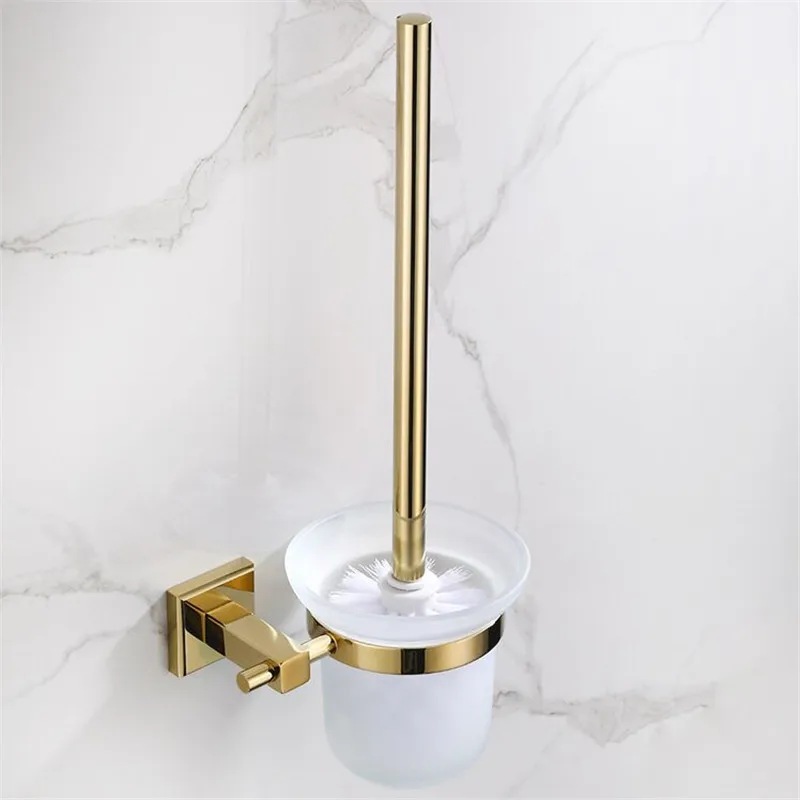 Набор принадлежностей для ванны однотонная латунная вешалка полотенец угловая