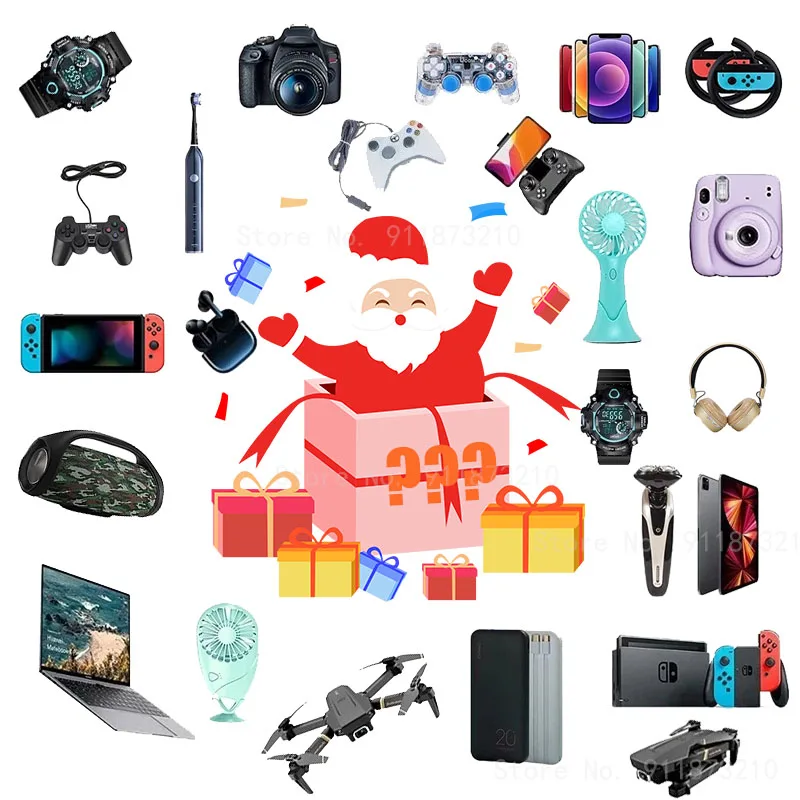 

Most Popular Lucky Mystery Box 100% Surprise High-quality Gift Electronics Gamepads Digital Cameras Novelty Gift Christmas Gift