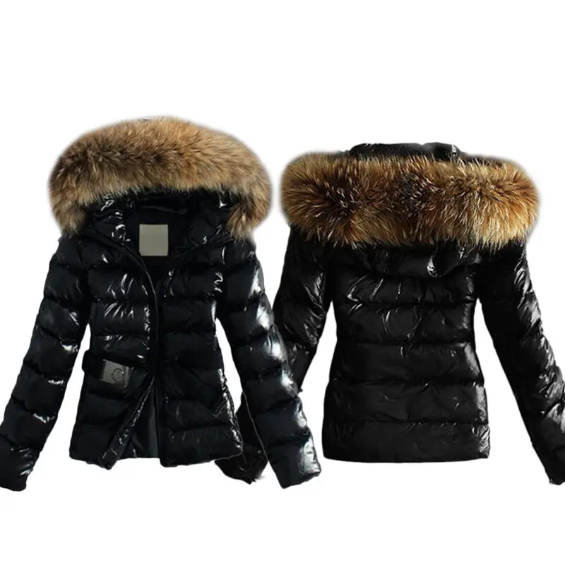 Зимняя куртка Женская Толстая теплая парка с капюшоном Mujer хлопковое стеганое