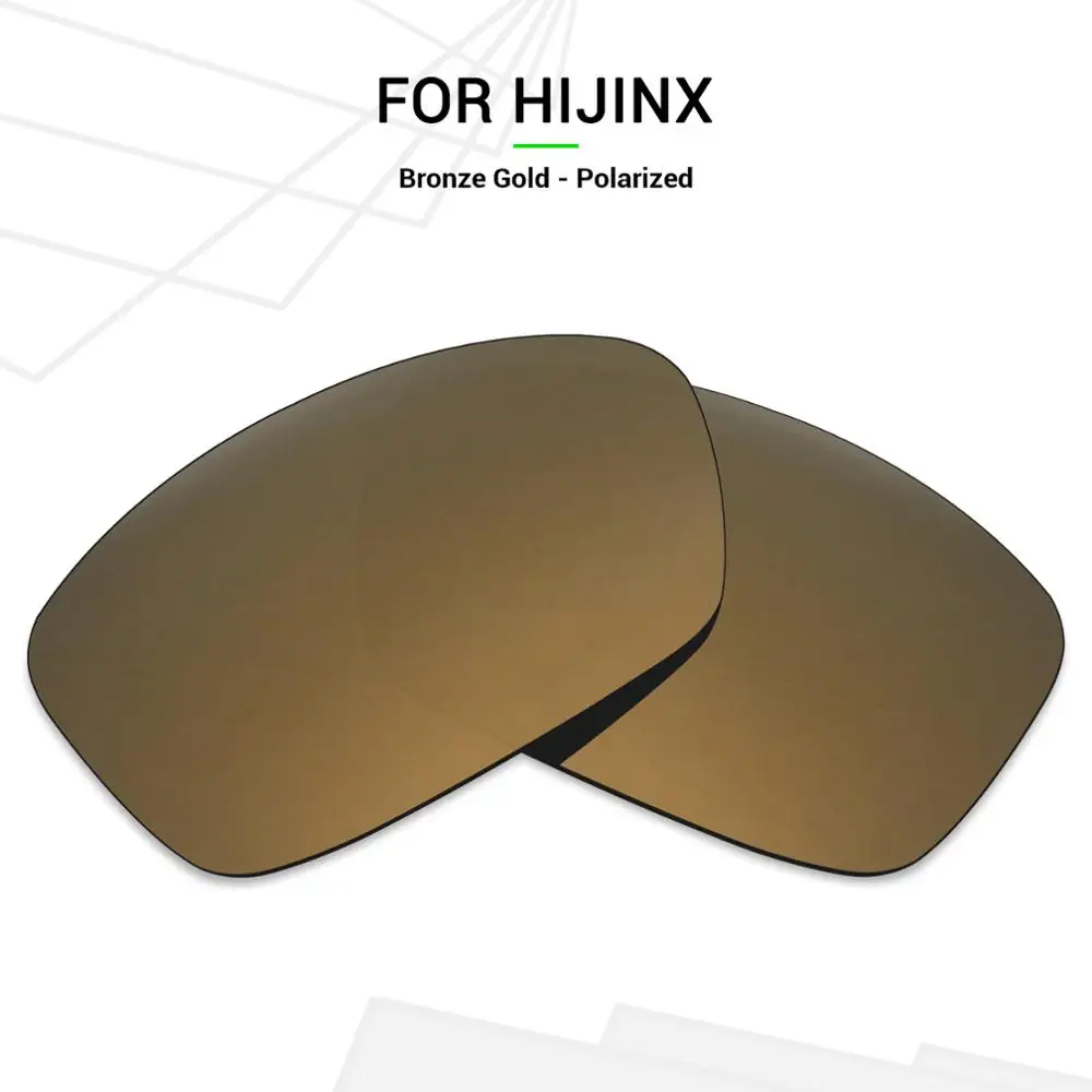 

Mryok POLARIZED Replacement Lenses for-Oakley Hijinx Sunglasses Bronze Gold