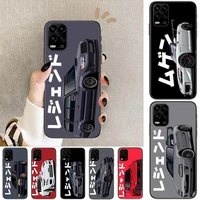 jdm tokyo drift sports car cartoon phone case for xiaomi redmi note 11 10 9s 8 7 6 5 a pro t y1 anime black cover silicone back