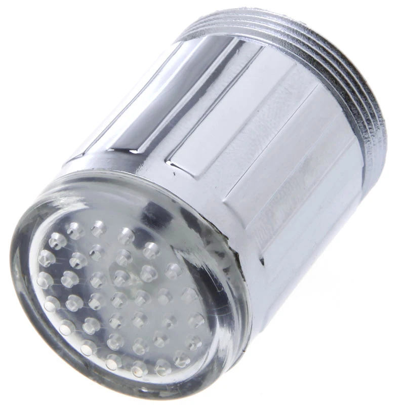 

Bathroom Kitchen Faucet Light Water LED Fashion Creative Stream Glow Home &Amp; Living Blue Tap Water Tap Filte Sensor Color