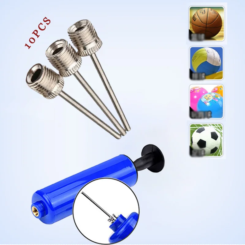 Насос для накачивания спортивных мячей воздушный клапан из нержавеющей стали