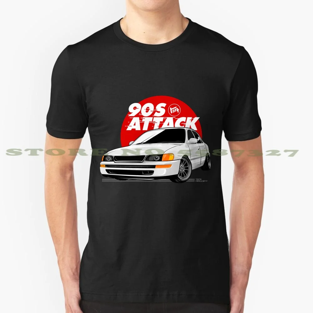Corolla Ae101 - 90S Attack Summer Funny T Shirt For Men Women Corolla Corolla Ae101 Corolla Ae86 Levin Ae86 Automotive Artwork