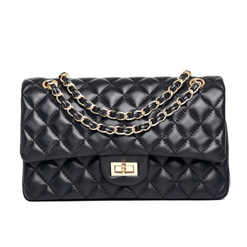 

Genuine Leather Shoulder Bag For Women 2021 New Famous Brand Handbags Female Chain Crossbody Messenger Bag Women's Designer Bags