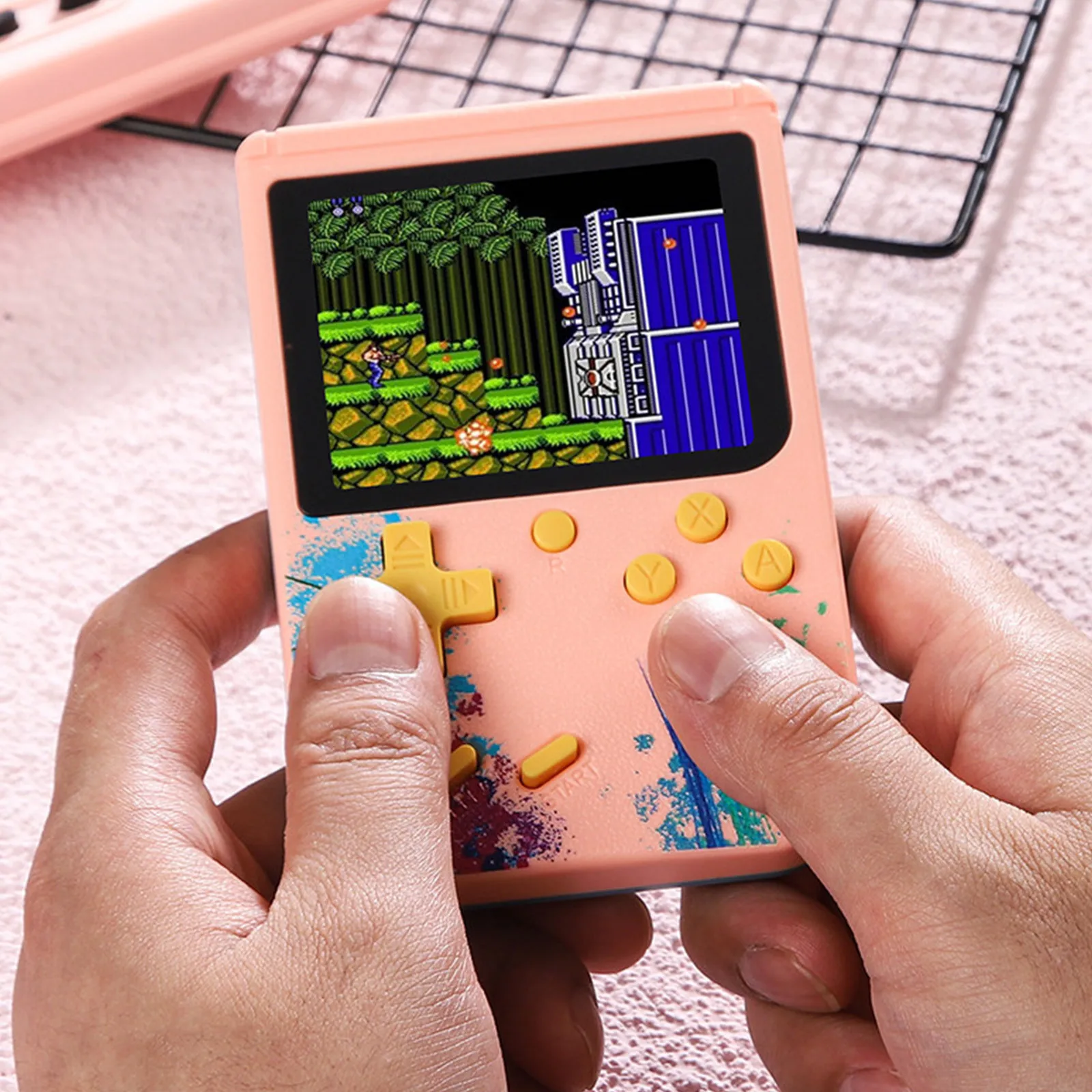 Портативная игровая консоль Macaron 5 цветов 500 в 1 | Игрушки и хобби