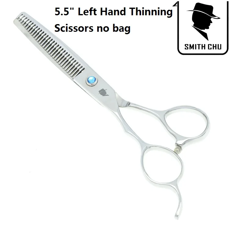 6,0 дюймов Smith Chu Salon ножницы для волос для левшей, Набор японских парикмахерских ножниц для стрижки и истончения, машинка для стрижки волос LZS0041 - Цвет: LZS0043 no bag 55
