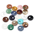 Бусины из натурального камня, с большим отверстием, свободные бусины для самостоятельного изготовления ожерелья, браслета, качественного дизайна, ювелирных изделий, диаметр 18 мм, отверстие 5,5 мм