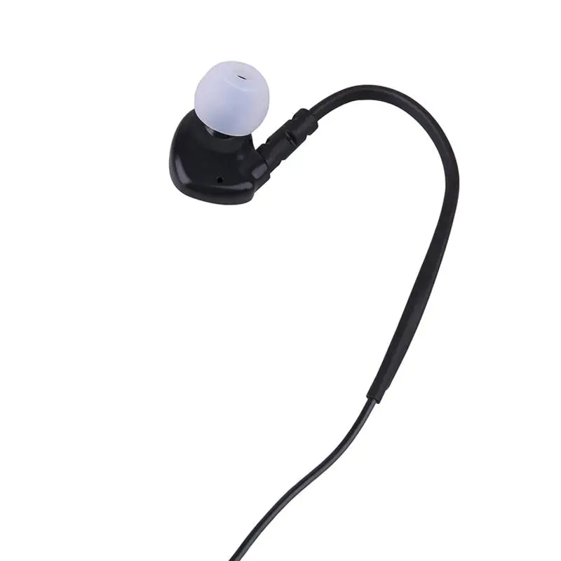 

2 Pin In Ear Earphone Walkie Talkie Earpiece Sports Headset PTT MIC for BAOFENG KENWOOD Retevis HYT Radio L3FE