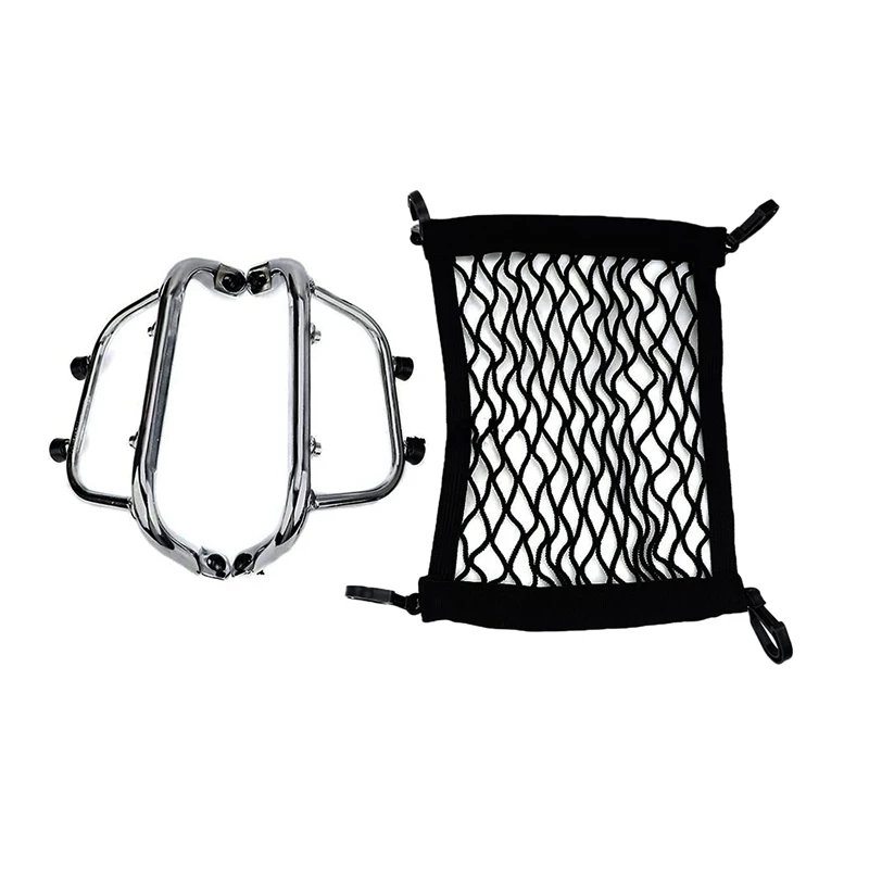 

Motorcycle Luggage Rack Package Holder Footboard Bracket Net Bag for Vespa Sprint150 PRIMA150 2013 - 2021