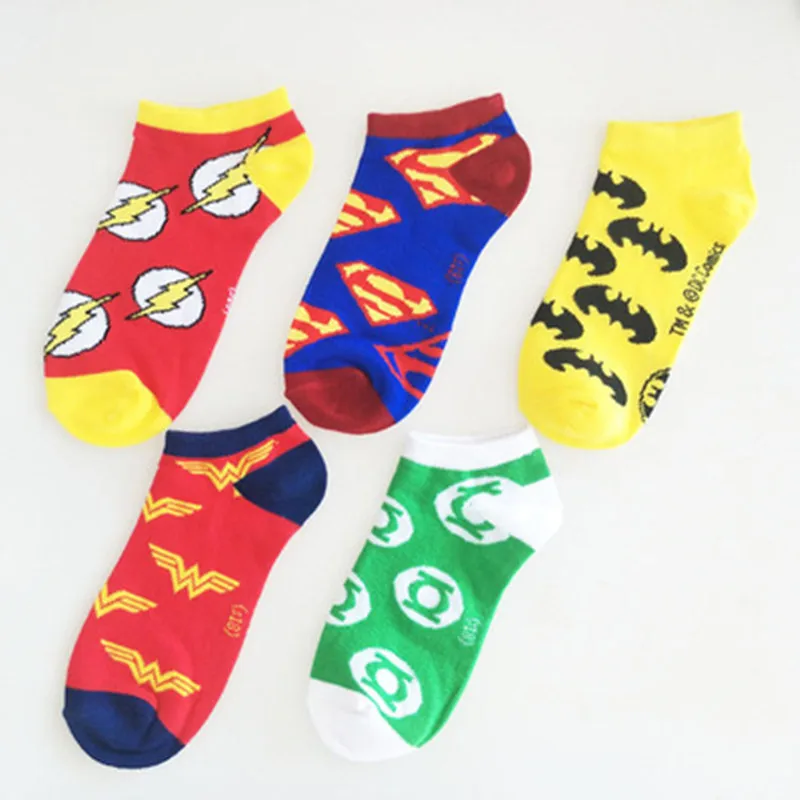 Новинка уличные носки в стиле Харадзюку с изображением супергероев из аниме