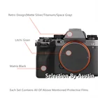 Наклейка в стиле ретро для Sony A1 Alpha 1 a1 Защитная пленка для камеры против царапин покрытие обложка чехол