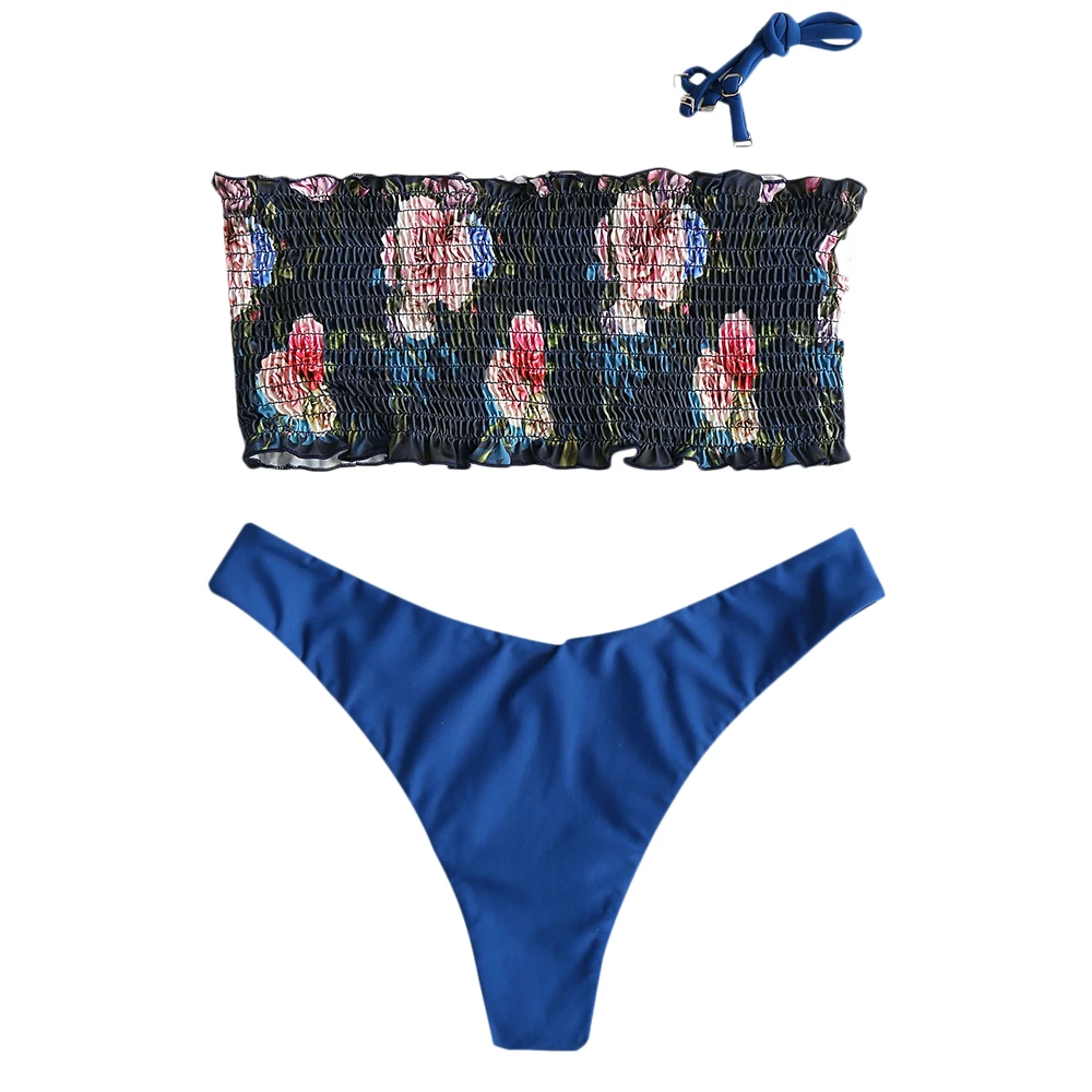 

Женский комплект бикини с цветочным принтом