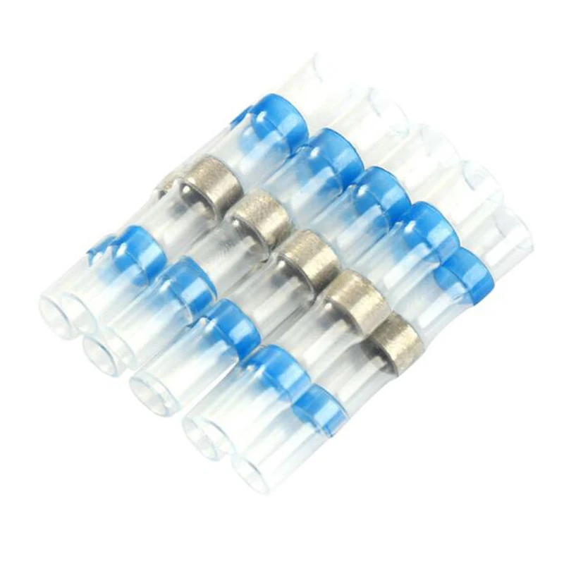 Термоусадочные стыковые соединители для проводов, синие клеммы SST-S31, AWG16-14-1,5 мм, 5 шт./20 шт./50 шт., 2,5