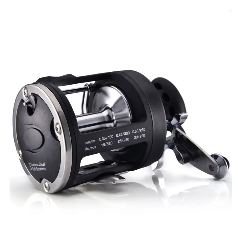 

Fishing Reel Trolling Drum Fishing Reel Sea Tackle Fly Fishing Raft For Saltwater Sturdy And Durable Fishing Reel