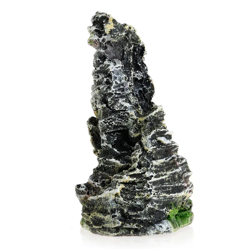 

Aquarium Fish Tank Artificial Resin Mountain Rockery Hiding Cave Shelter Fish Tank Ornament Decoration