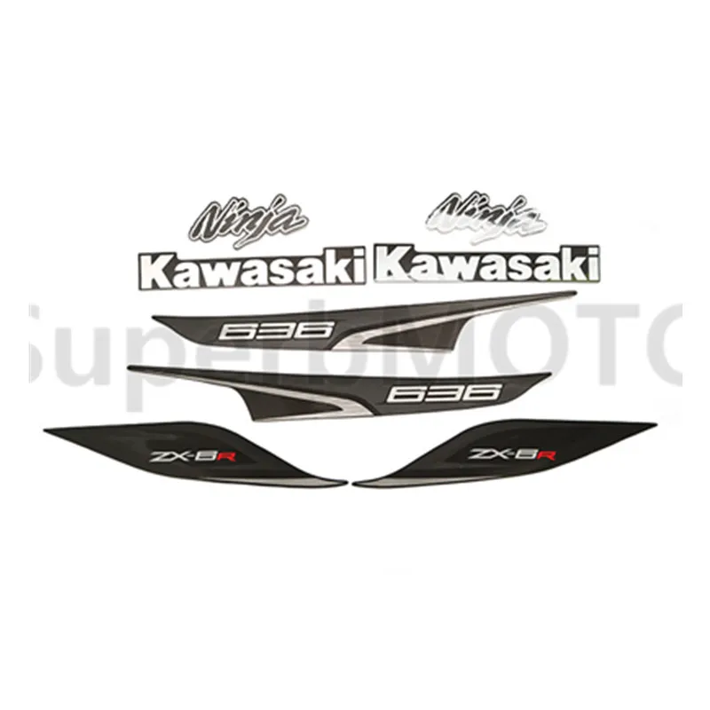 Аксессуары для мотоциклов наклейка на обтекатель подходит для Kawasaki Ninja zx6r ZX-6R 2013 zx6r Набор наклеек для автомобиля