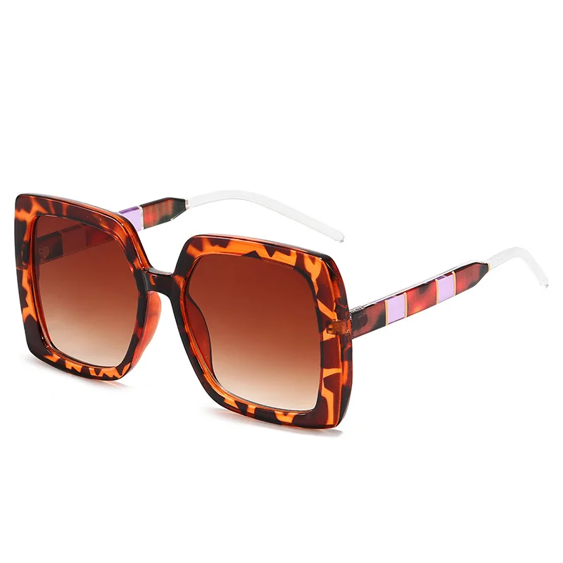 2020 New Personalized Shell Pattern Fashion Sun Sunglasses Square Glasses European And American Trend