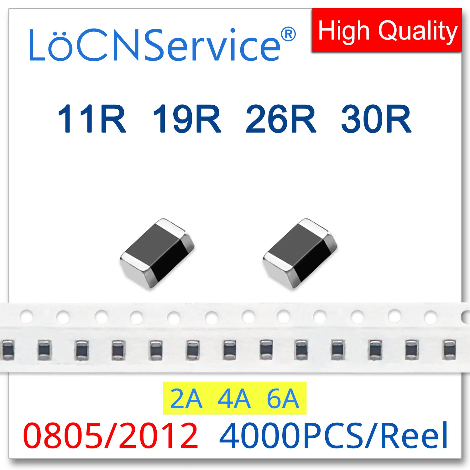 

LoCNService 0805/2012 100MHZ 4000PCS 2A 4A 6A Multilayer Chip Ferrite Beads 11R 19R 26R 30R 25% High quality 2000mA 4000mA