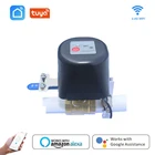 Wi-Fi-клапан Tuya для умного дома, умный водянойгазовый клапан для автоматизации умного дома, работает с Alexa,Google Assistant Power от Tuya