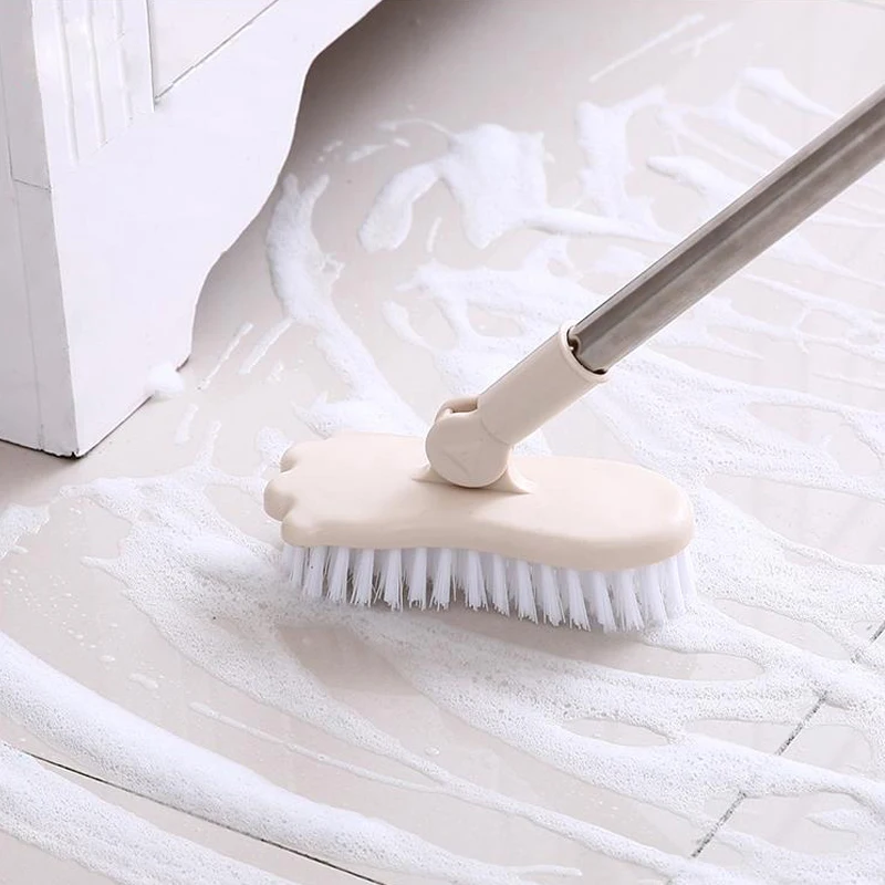 Телескопическая Ванная комната Длинные ручки жесткие щетинки щетка Скраб
