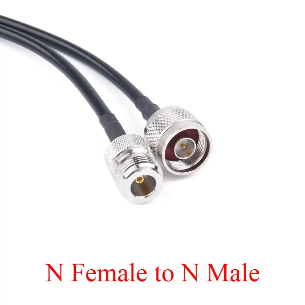 FR&RU Warehouse 10-20M RG58/50-3 RF Coaxial Cable N Female/Male to Male Extension For Cellular Amplifier Signal Booster Antenna