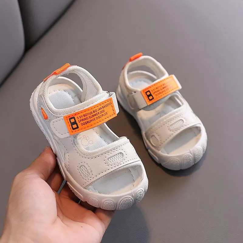 Сандалии детские из ПУ кожи Нескользящие для пляжа мальчиков и девочек разные