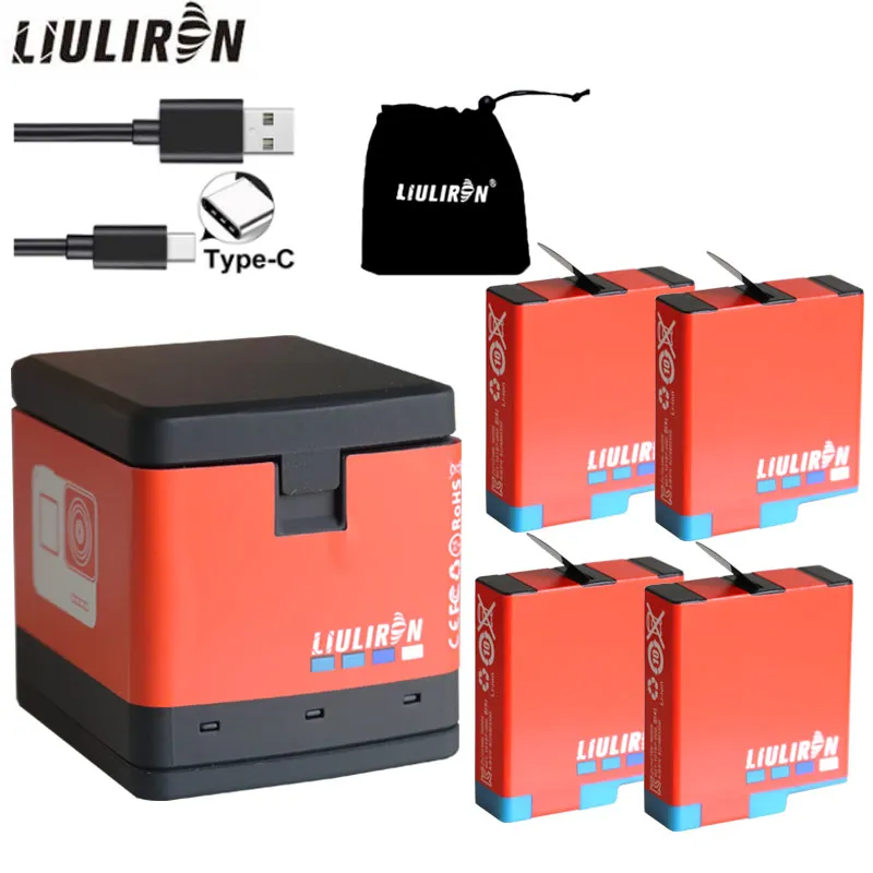 Новое поступление черный аккумулятор или тройное зарядное устройство для Go Pro Hero