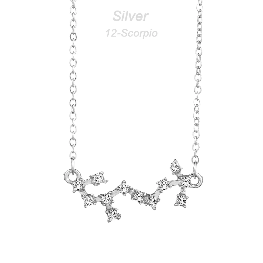 1PC Zodiac Anklets Constellation Pendants Crystal Foot Chain Friend Lover Gift Gold Women Fashion Jewelry Accessories | Украшения и