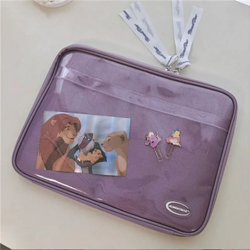 

laptop sleeve case bag fashion girl 11/13/15 inch tablet case liner bag for air1/2/34 10.5 10.2 9.7 11 inch for macbook air pro