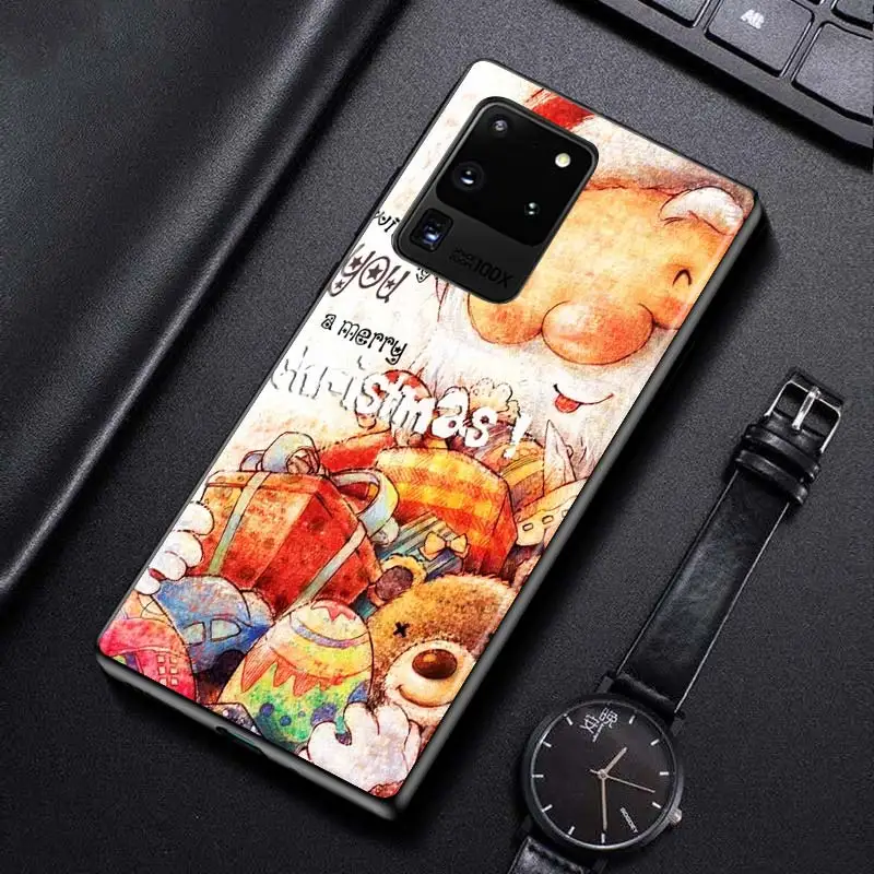

Christmas Holiday for Samsung S20 FE Ultra Plus A91 A81 A71 A51 A41 A31 A21S A11 A72 A52 A42 A32 A12 A02S Phone Case
