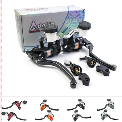 Adelin PX7 мотоцикл 17.5RCS 19RCS главный тормозной цилиндр гидравлический клатч с яркими кристаллами для R1 R6 FZ6 GSXR600 750 1000 NINJA250 ZX-6R Z750 Z800