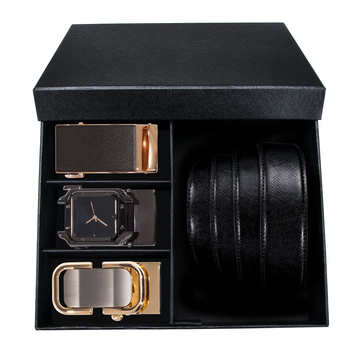 Ремень мужской из натуральной кожи с автоматической пряжкой DM3 + 1|Мужские ремни| |