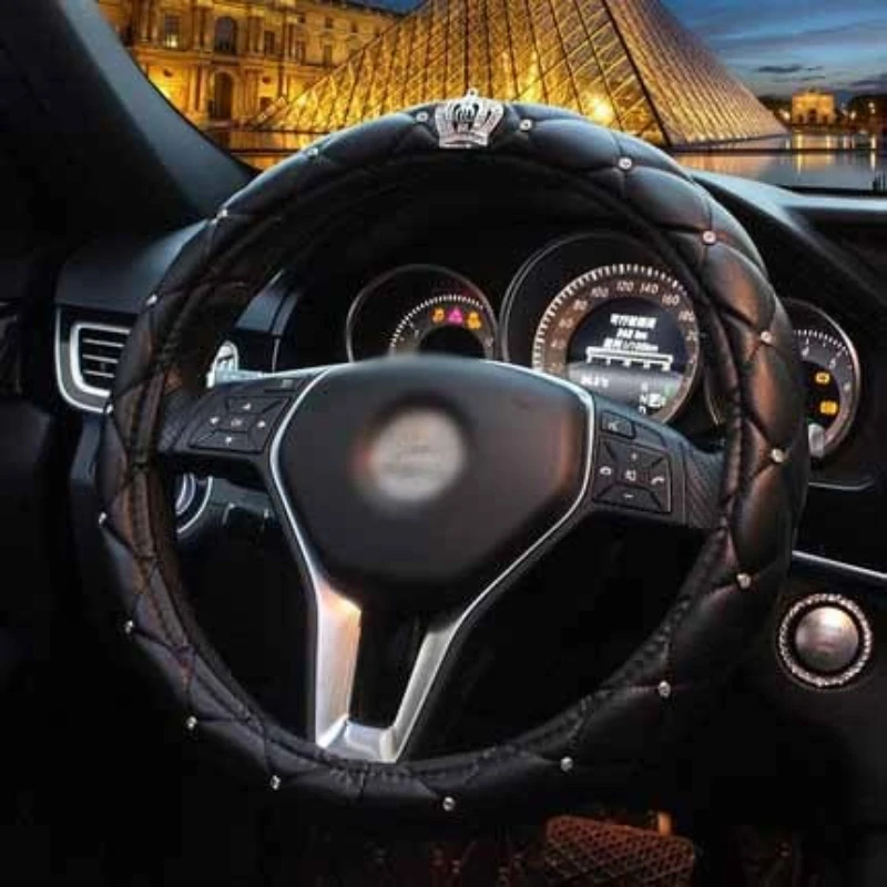 Автомобильные аксессуары Автомобильная подушка подголовник Корона Стразы