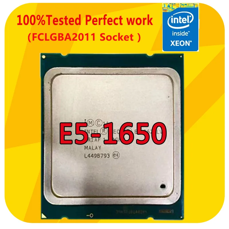 Процессор intel ЦП Xeon E5-1650 SR0KZ 3 2 ГГц 6 ядер 12 Мб кэш-памяти LGA2011 для материнской платы