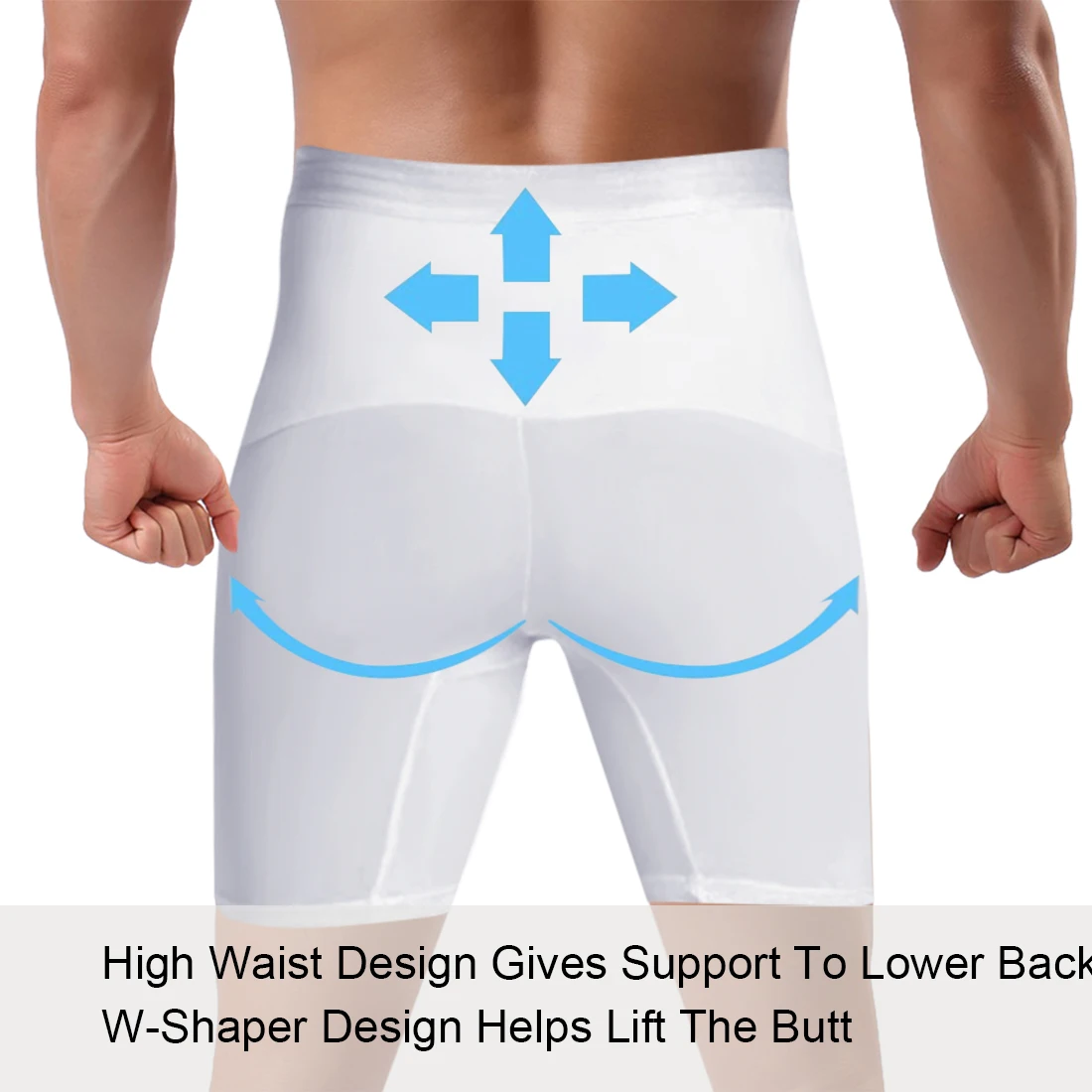 

Men Tummy Control Shorts High Waist Slimming Underwear Body Shaper Seamless Belly Girdle Boxer Briefs Abdomen Control Pants